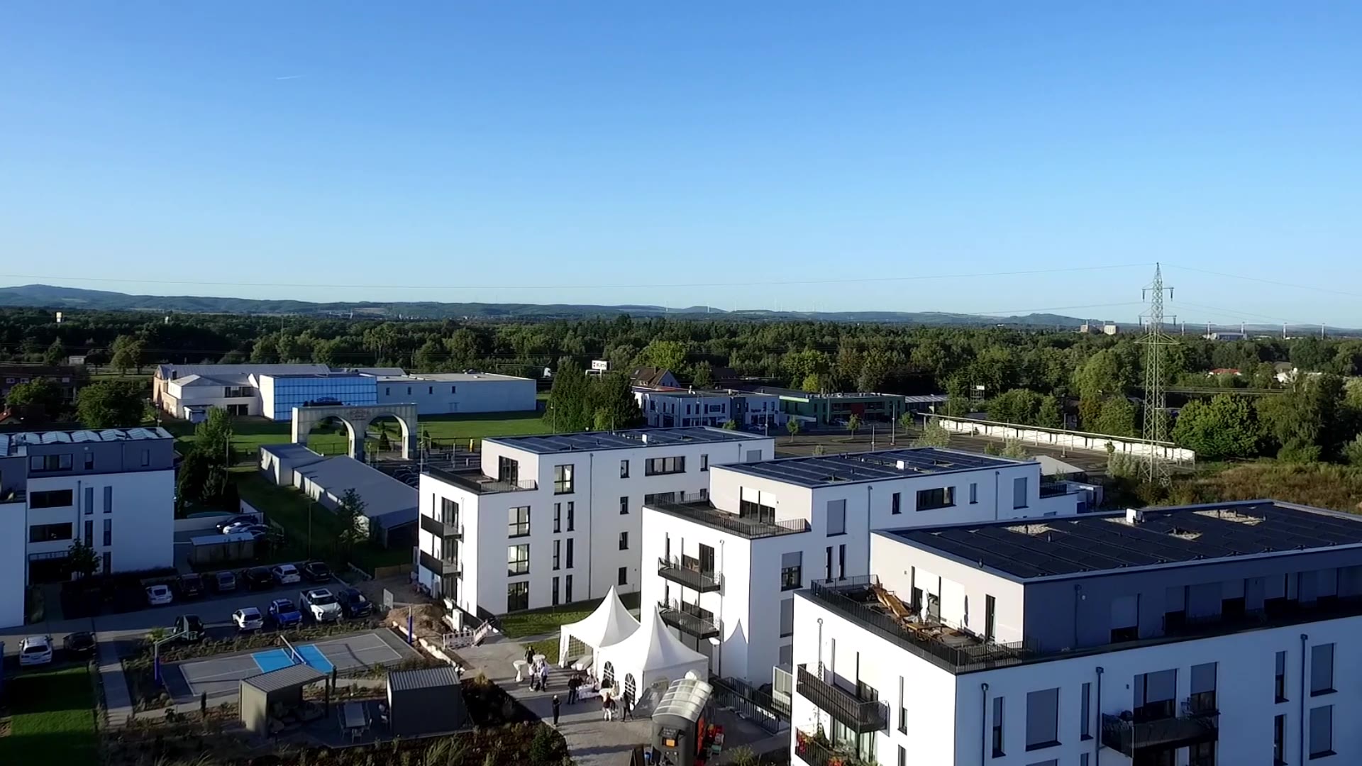 Fertiggestellte Wohnanlage in Ramstein